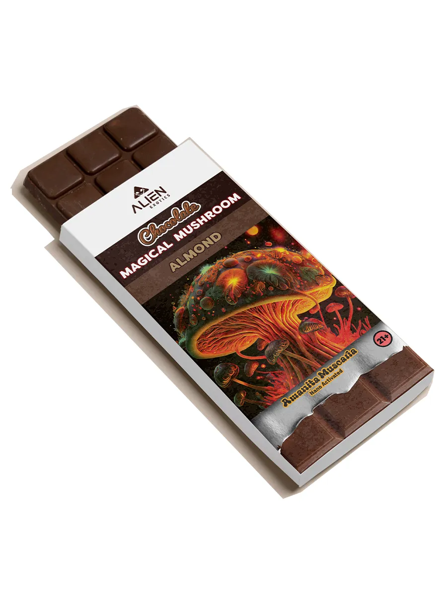 Almond Alien Exotics Chocolate Magic Mushroom Amanita Muscaria Nano Activated 45G