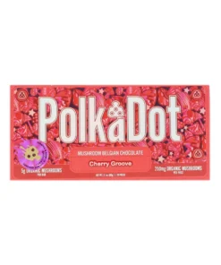Cherry Groove PolkaDot Magic Mushroom Belgian Milk Chocolate 250mg