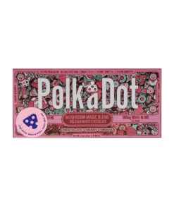 Chocolate Cherry Cordial PolkaDot Magic Mushroom Belgian White Chocolate 500mg