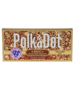 Cookie Butter PolkaDot Magic Mushroom Belgian White Chocolate 250mg