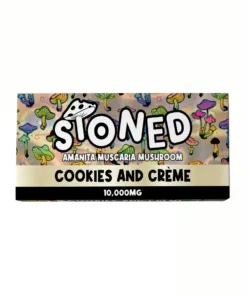 Cookies & Cream Stoned Amanita Muscaria Mushroom Chocolate 10000MG