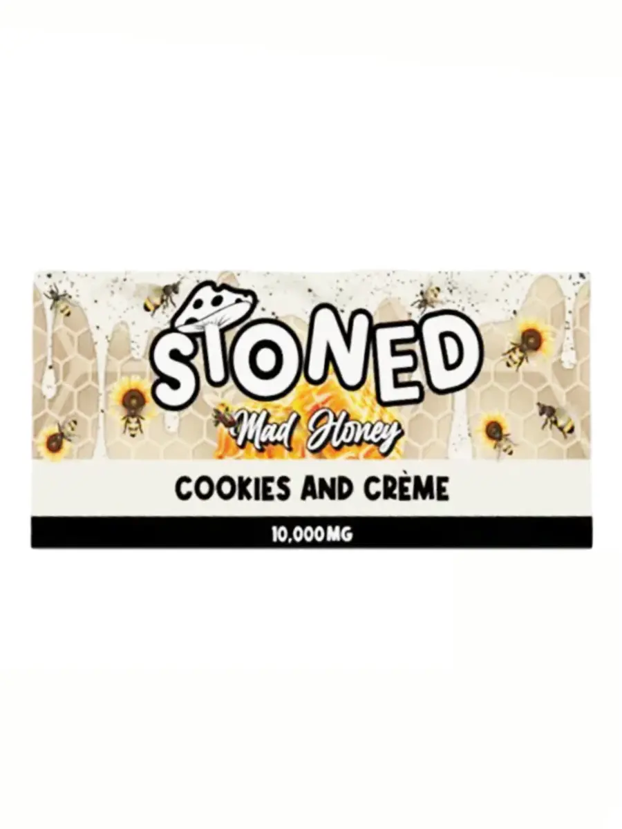 Cookies & Cream Stoned Mad Honey Chocolate 10000MG
