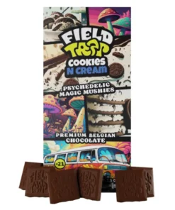 Cookies N Cream Field Trip Magic Mushies Premium Belgian Chocolate