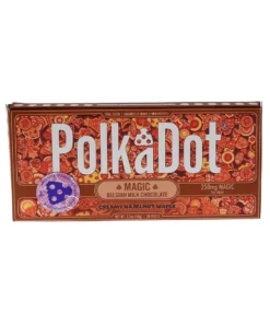 Creamy Hazelnut Wafer PolkaDot Magic Mushroom Belgian Milk Chocolate 250mg