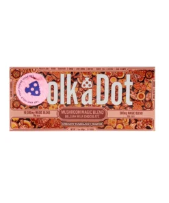 Creamy Hazelnut Wafer PolkaDot Magic Mushroom Belgian Milk Chocolate 500mg