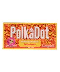 Golden Crunch PolkaDot Magic Mushroom Belgian Milk Chocolate 250mg