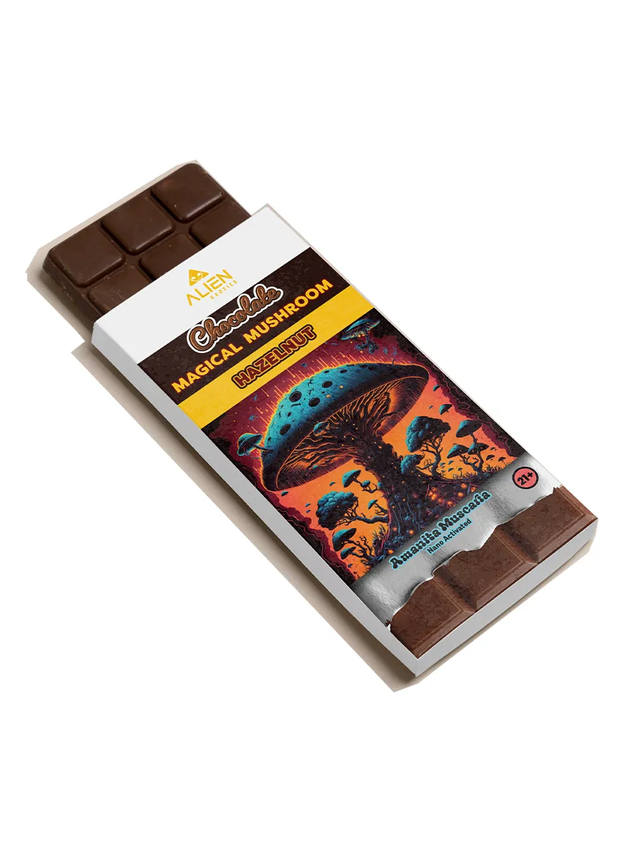 Hazelnut Alien Exotics Chocolate Magic Mushroom Amanita Muscaria Nano Activated 45G