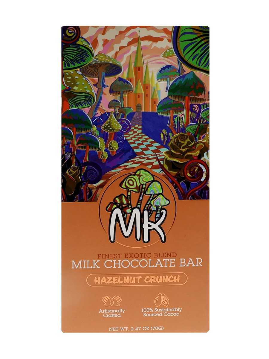 Hazelnut Crunch MK Finest Exotic Blend Milk Chocolate Bar 70G