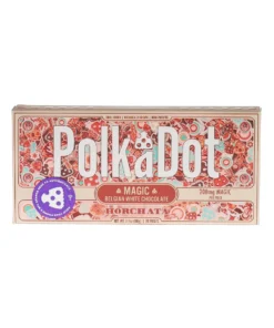 Horchata PolkaDot Magic Mushroom Belgian White Chocolate 200mg Magic Per Piece