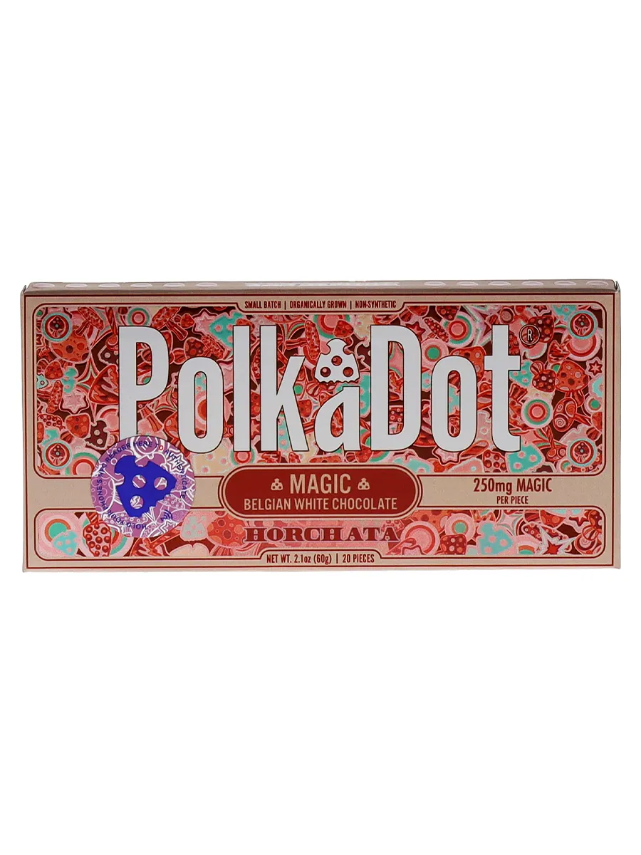 Horchata PolkaDot Magic Mushroom Belgian White Chocolate 250mg