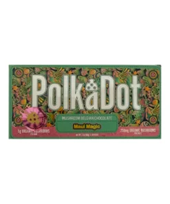 Maui Magic PolkaDot Magic Mushroom Belgian Dark Chocolate 250mg Per Piece