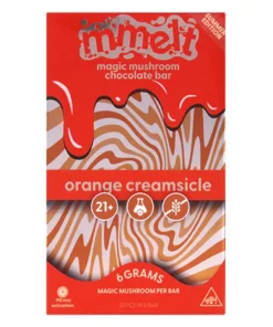 Orange Creamsicle Mmelt Magic Mushroom Chocolate Bar 6G