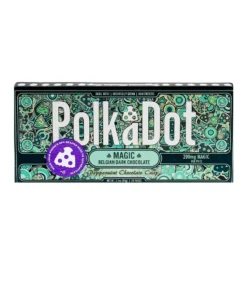 Peppermint Chocolate Crisp PolkaDot Magic Mushroom Belgian Dark Chocolate 200mg Magic Per Piece