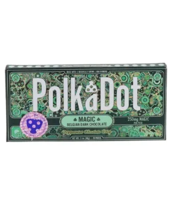 Peppermint Chocolate Crisp PolkaDot Magic Mushroom Belgian Dark Chocolate 250mg