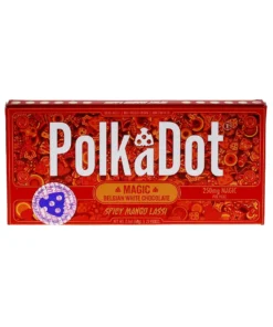 Spicy Mango Lassi PolkaDot Magic Mushroom Belgian White Chocolate 250mg