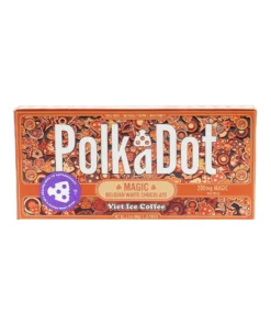 Viet Ice Coffee PolkaDot Magic Mushroom Belgian White Chocolate 200mg Magic Per Piece