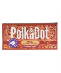 Wonderful Wafer PolkaDot Magic Mushroom Belgian White Chocolate 200mg Magic Per Piece